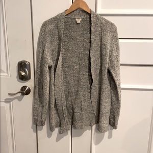 JCrew Black, White and Grey Cardigan